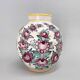 1950s Large Hand Painted Tupesy Ceramic Vase