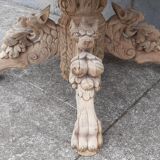 Oval oak table
