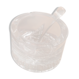 Daum crystal ashtray and pestle