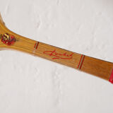 Old wooden tennis racket