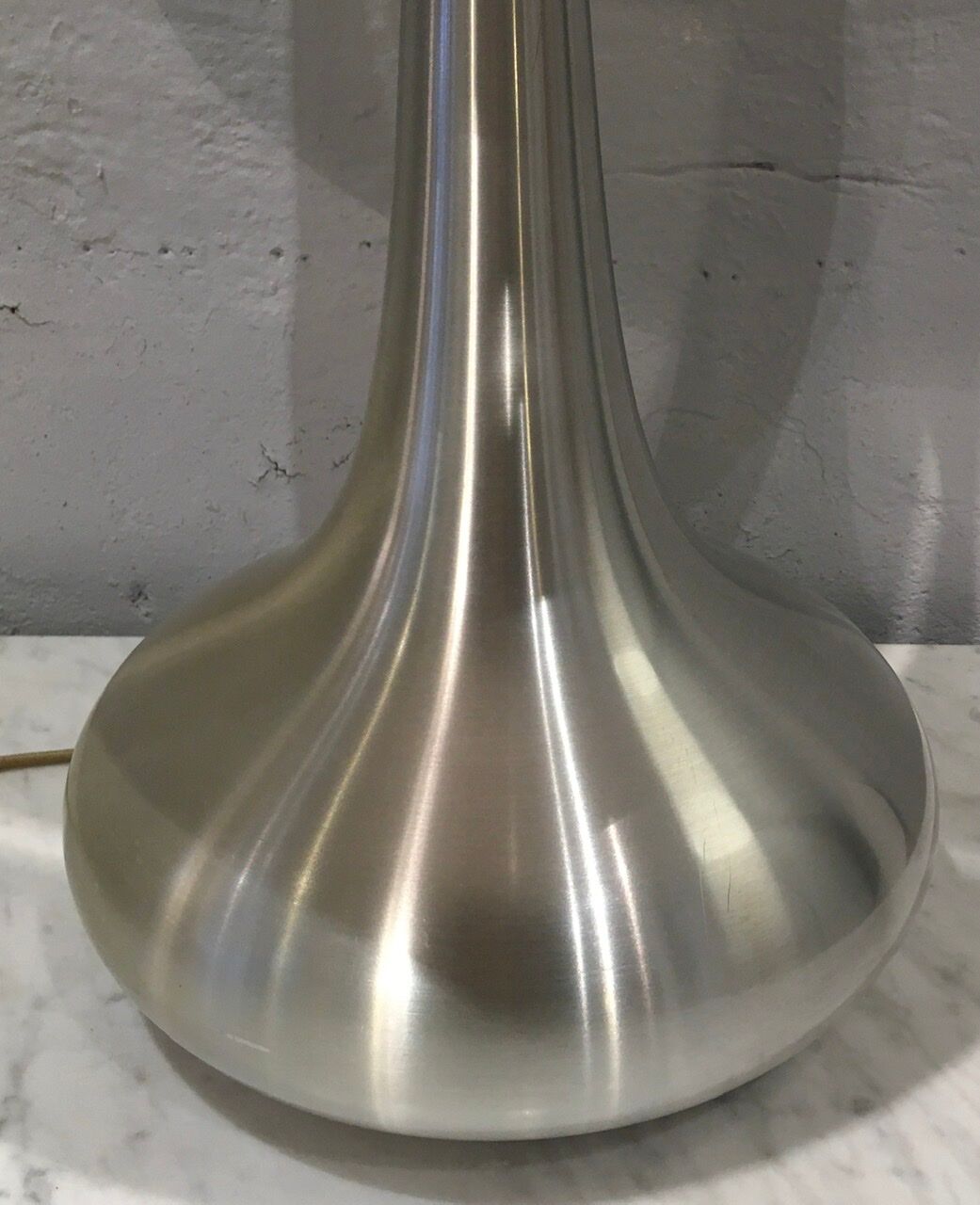 Jo Hammerborg's "Orient" brushed aluminium lamps for Fog & Morup, Denmark 1968