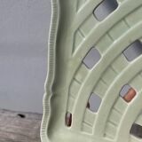 Sarreguemines ceramic braided dish