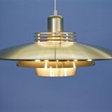 Suspension danoise en laiton, années 1960