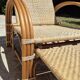Vintage rattan and bamboo chaise longue, circa 1960s Italy.