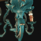 Vintage brass pendant lamp