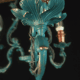 Vintage brass pendant lamp