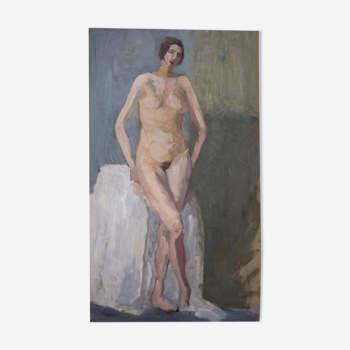 Double-sided female nude painting N°3