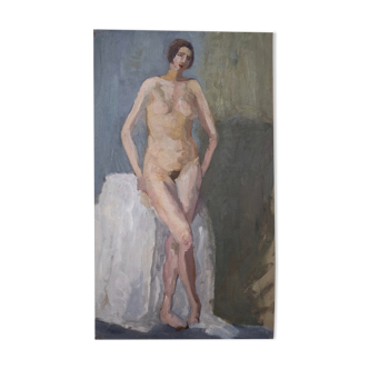 Double-sided female nude painting N°3