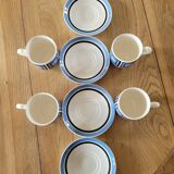 4 vintage cups and saucers