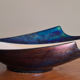 Vintage White and Blue Verceram Fruit Bowl