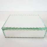 Jewelry box in chiseled mirror