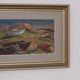 Original mid-century Swedish oil on panel – “Coast” by E. Kruger – vintage & framed – 49 × 33 cm