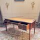 Louis XVI style double-sided mahogany desk, 19th century