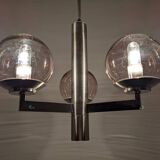 3-light space age chandelier from the 60s-70s