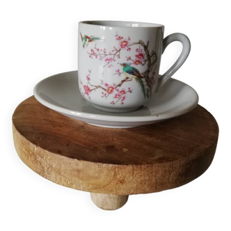 6 retro coffee cups with saucer