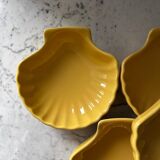 Set of 6 shell-shaped ramekins