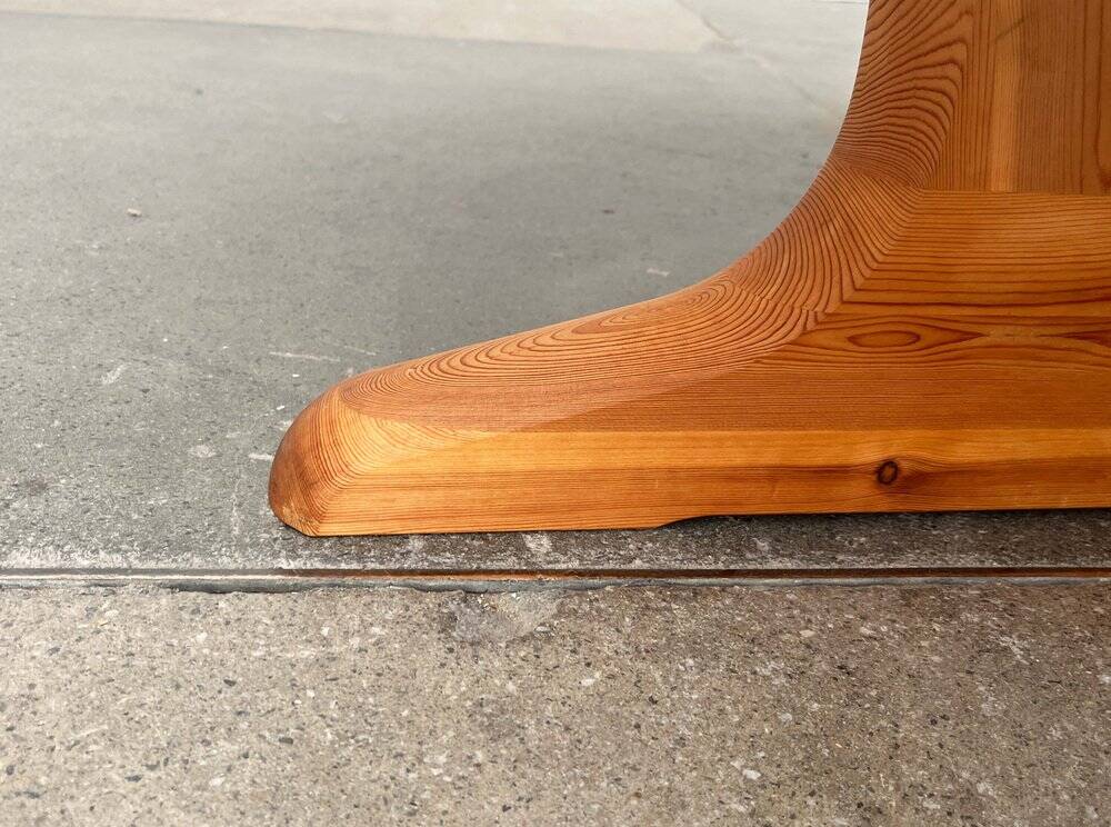 Vintage pine coffee table by Burchardt Nielsen, 1970s.