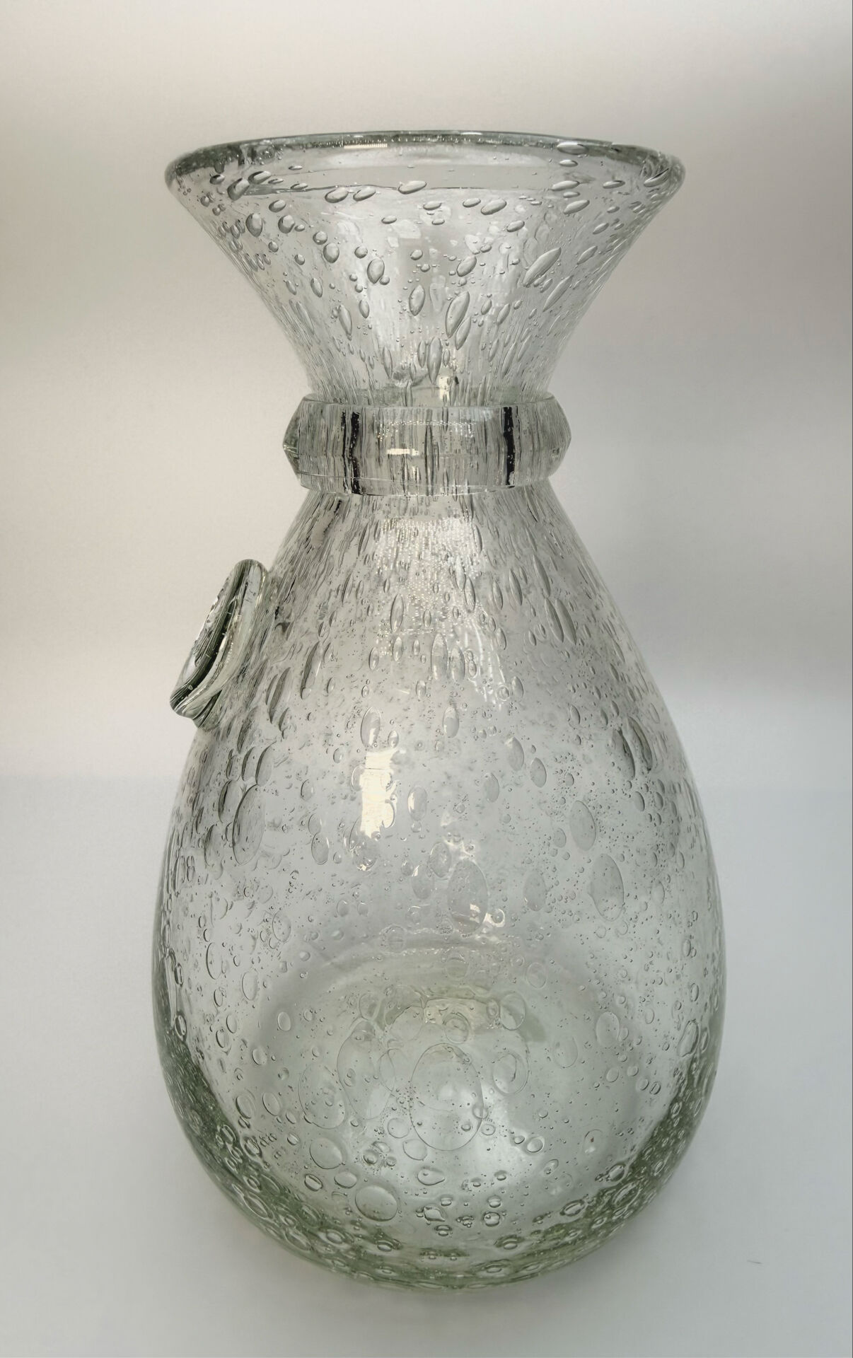 Carafe biot en verre bullé