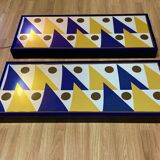 Pair of large "Scandinavian design" wall lights.