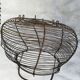 Vintage artisanal egg or salad basket