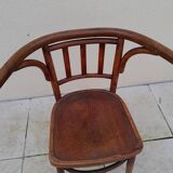 Armchair bistro chair emile cambier old 1900