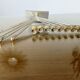 Menorah hanukkah candle holder with 9 candles design Korem 1970