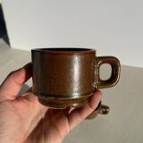 Stoneware coffee mugs