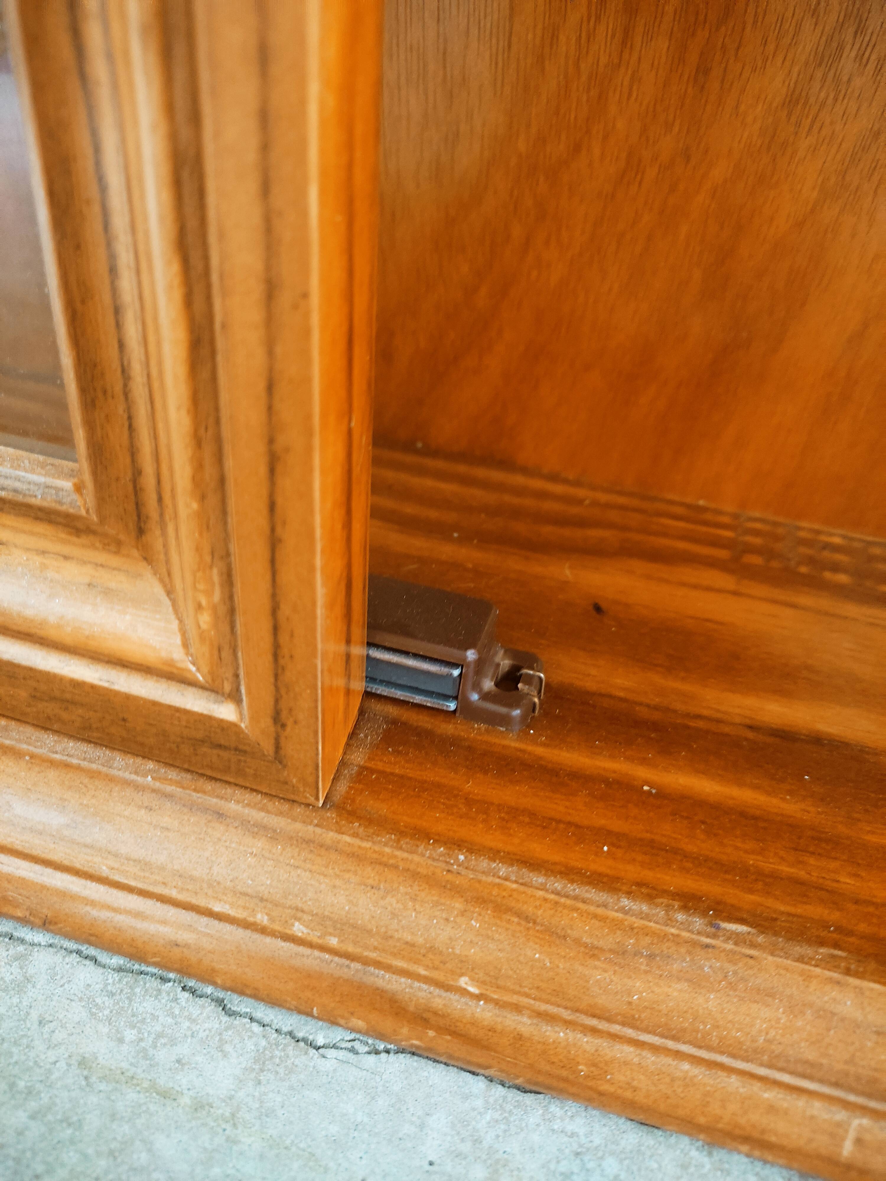 Wooden wall display case