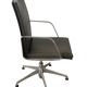 Set of Matteo Grassi designer armchairs – MIZAR Collection – Grey leather
