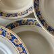 12 Longwy soup plates