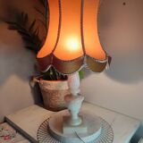 Vintage lamp with alabaster base