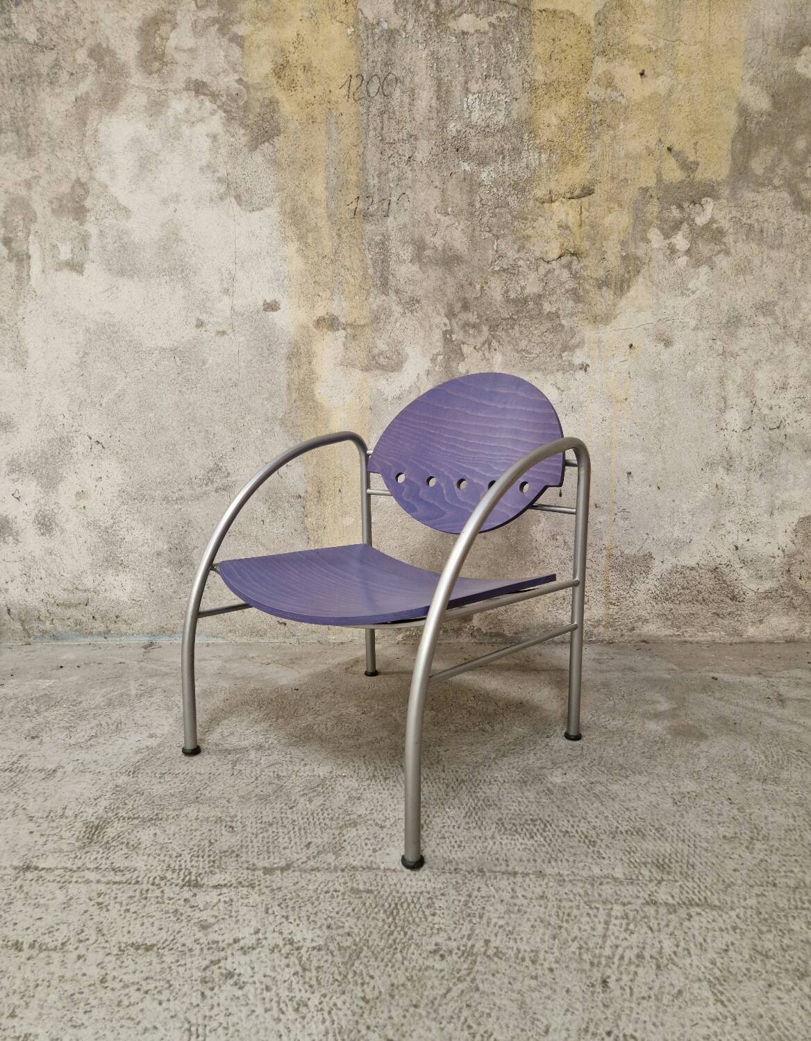 1980s design armchair