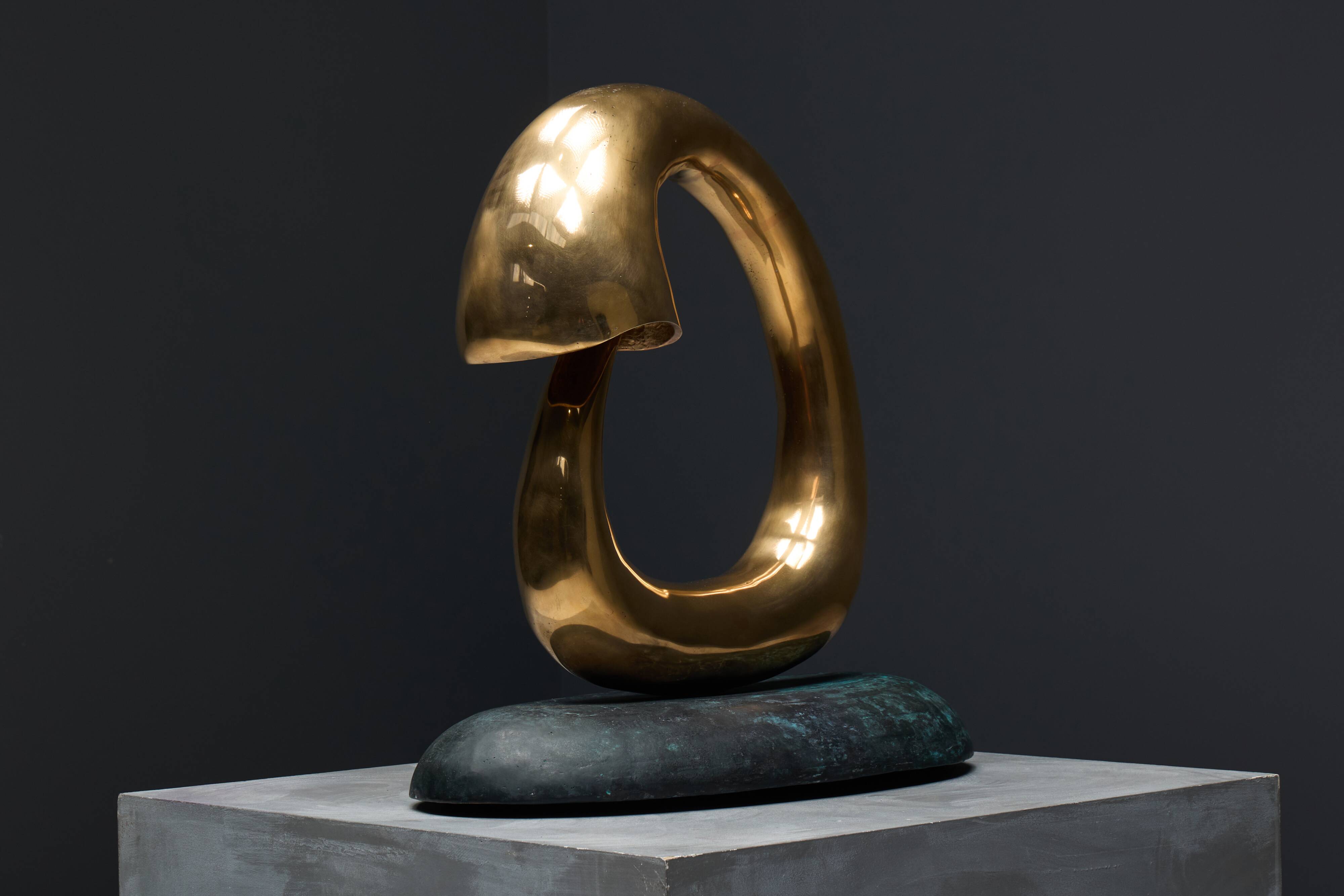 Bronze 'Angler' Lighting Sculpture by Carlo Lorenzetti, Netherlands, 2019