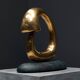 Bronze 'Angler' Lighting Sculpture by Carlo Lorenzetti, Netherlands, 2019