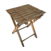 Tablette porte plante en bois pliable