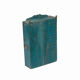 Vintage blue mural showcase old teck patina and piece of origin india