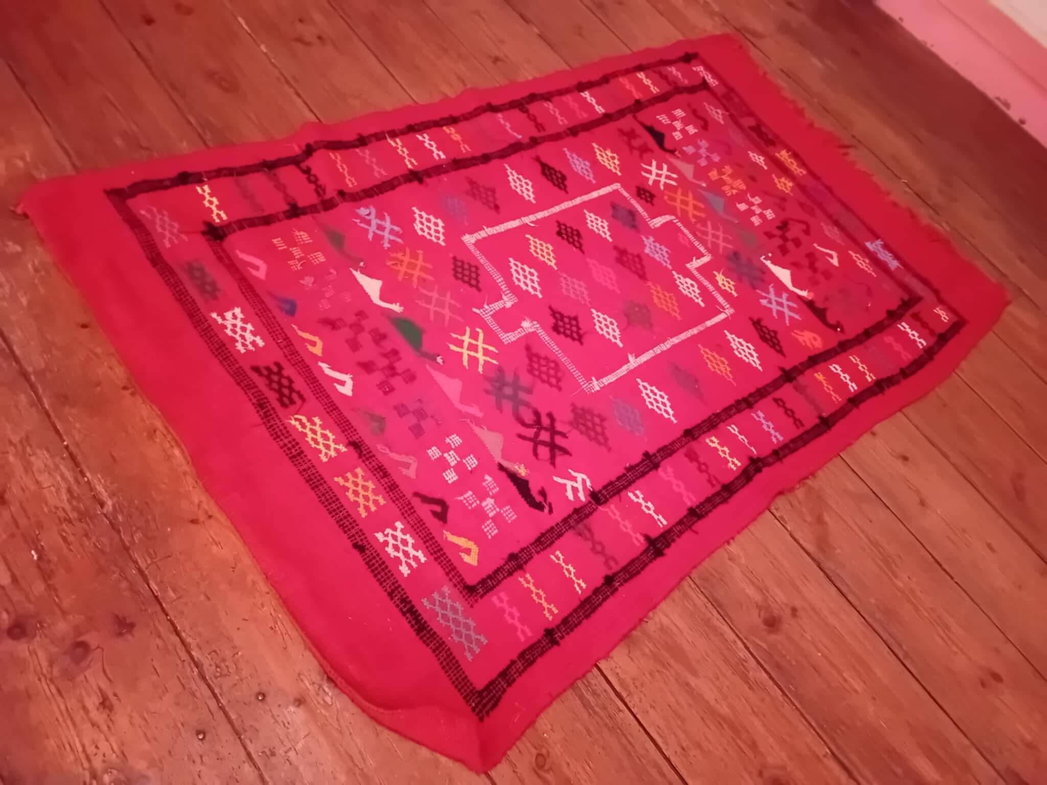 Handmade Berber Kilim 153x93cm