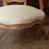 Pair of Louis XV-era convertible armchairs