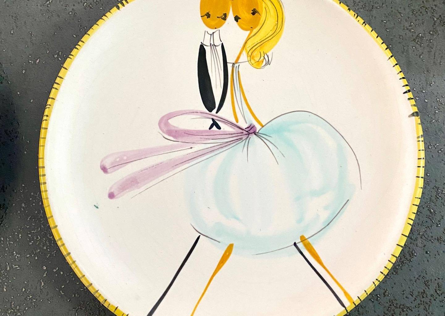 Duo tea or coffee service by the Cerenne workshop in Vallauris, circa 1955