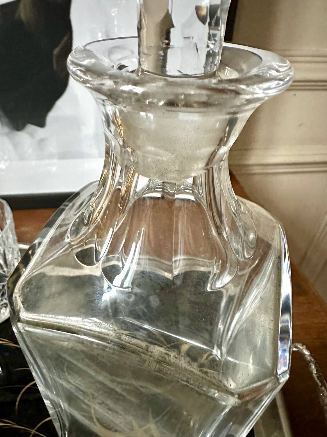 Baccarat crystal whisky decanter, perfection model