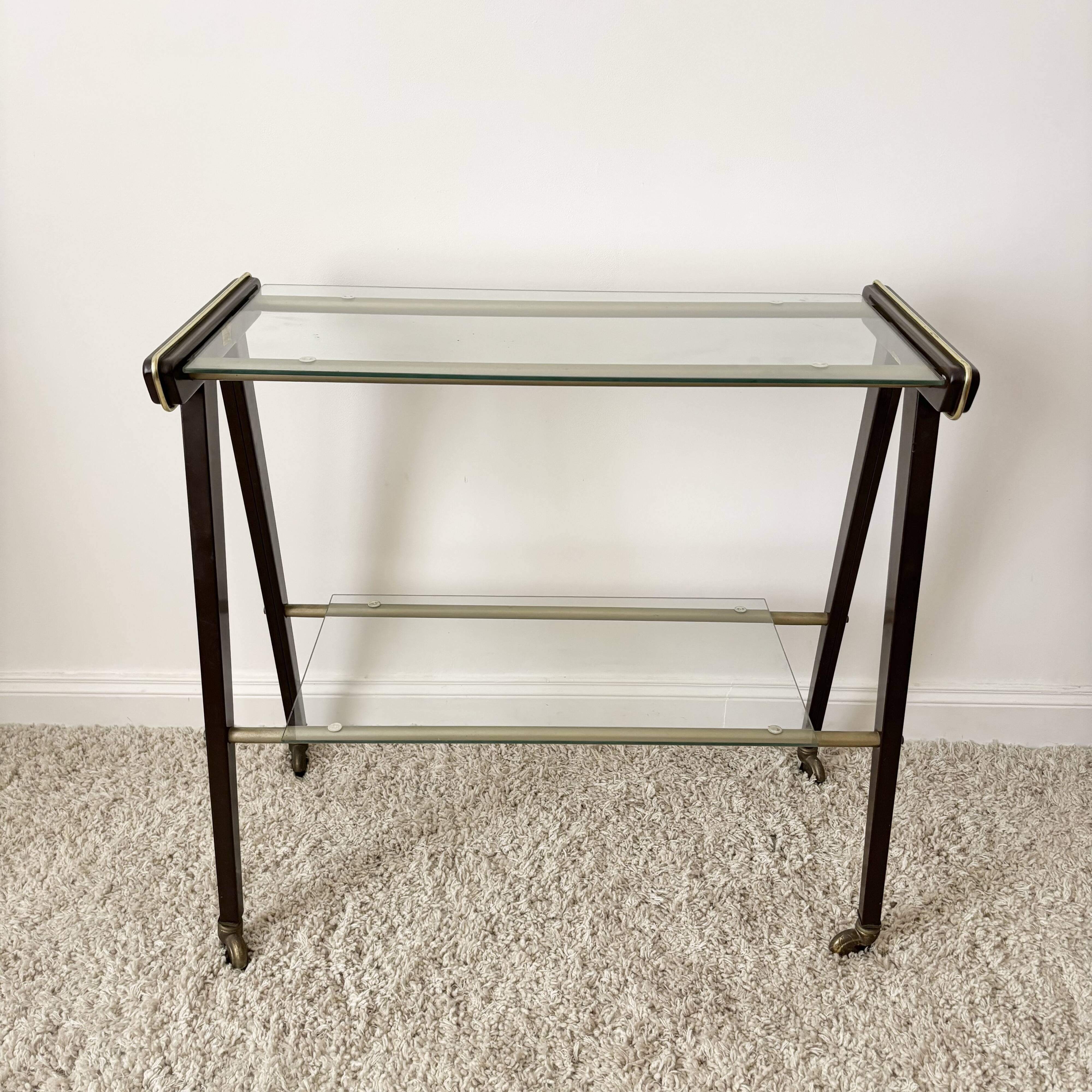 Vintage console on wheels by Rama Torino