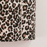 Leopard fabric applique