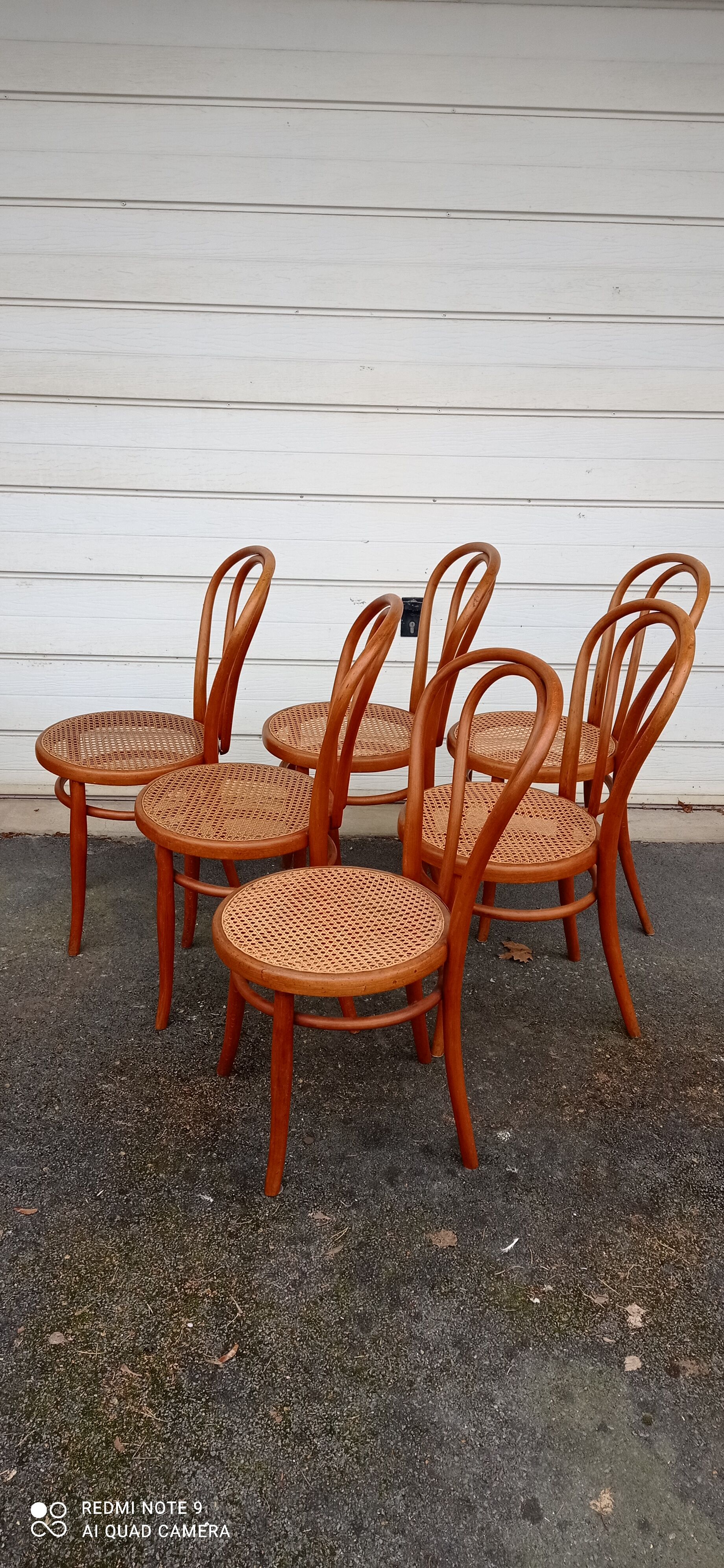 Vintage bistro chair signed Jacob & Josef Kohn