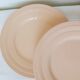 4 vintage art deco dessert plates 210685