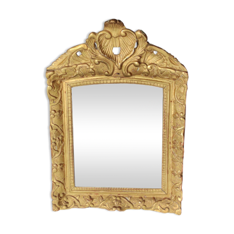 Old golden mirror