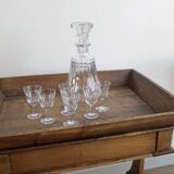 Baccarat crystal liqueur service – refined set - 7 pieces