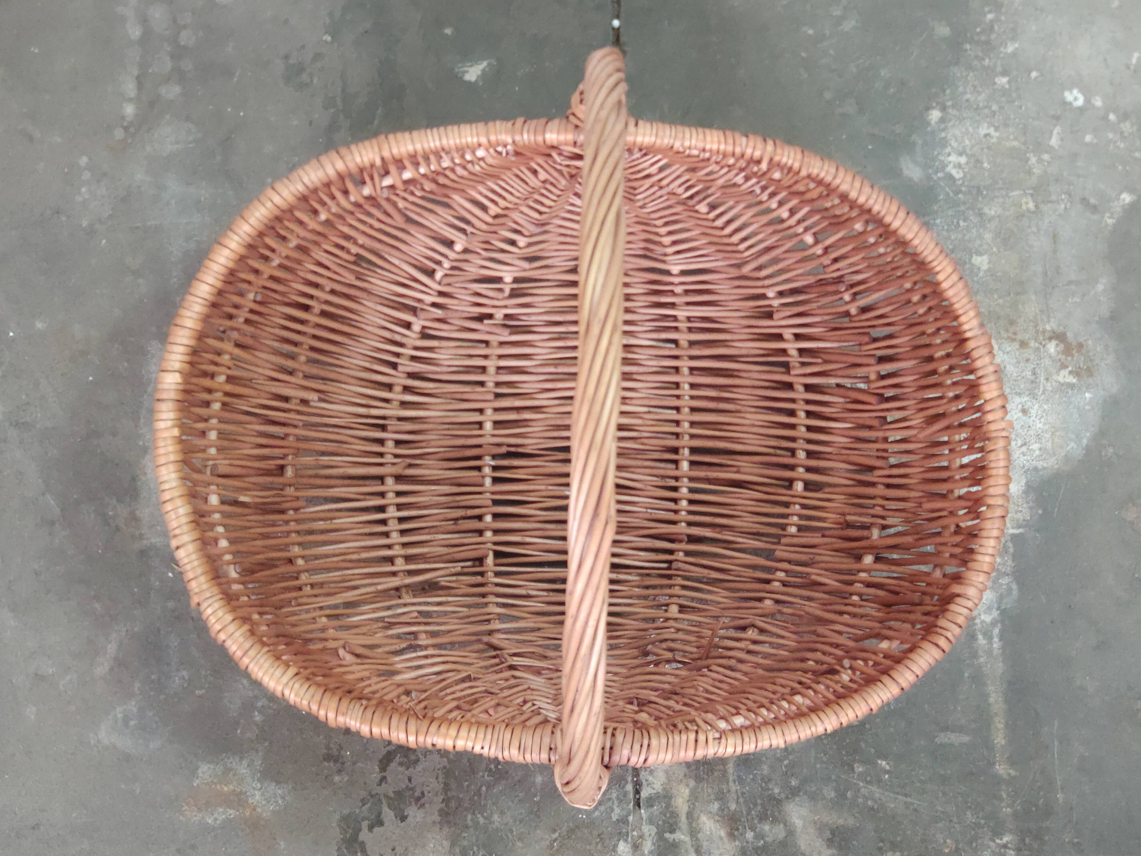 Vintage wicker basket