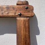 Brutalist wooden frame
