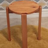 Scandinavian stool in pine