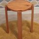 Scandinavian stool in pine